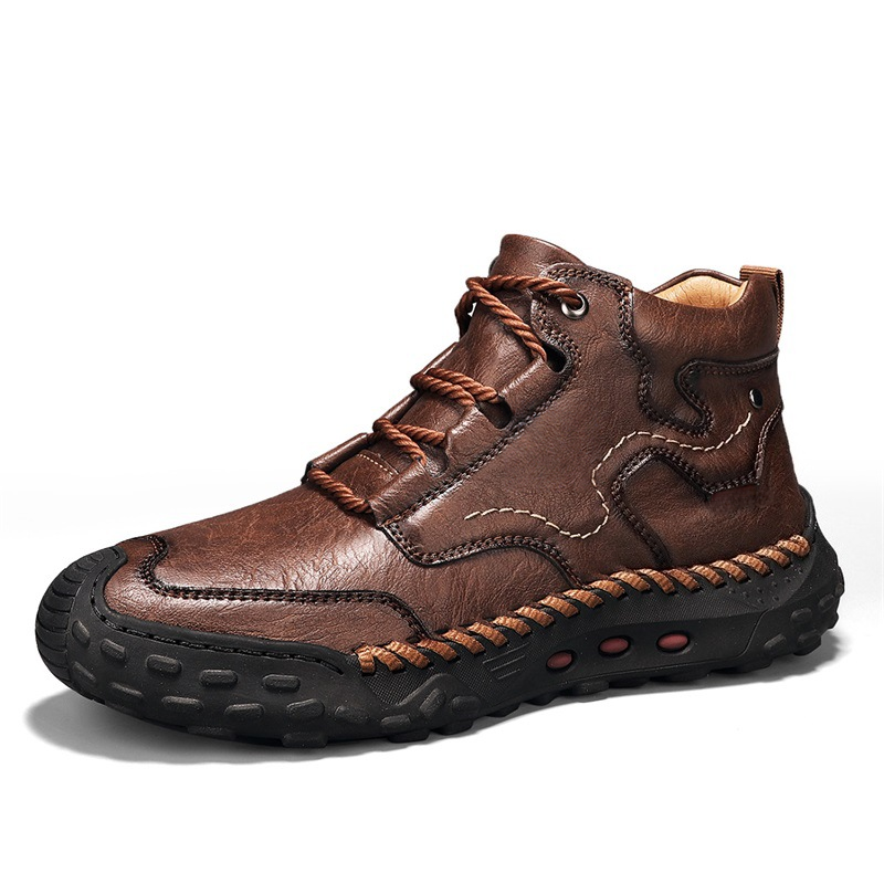 Men's High-Top Orthopedic Comfort Shoes for Posture Support