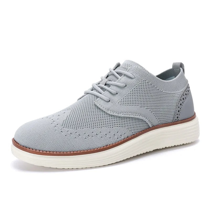 Men's Wingtip Hybrid Dress Sneakers with Cushioning