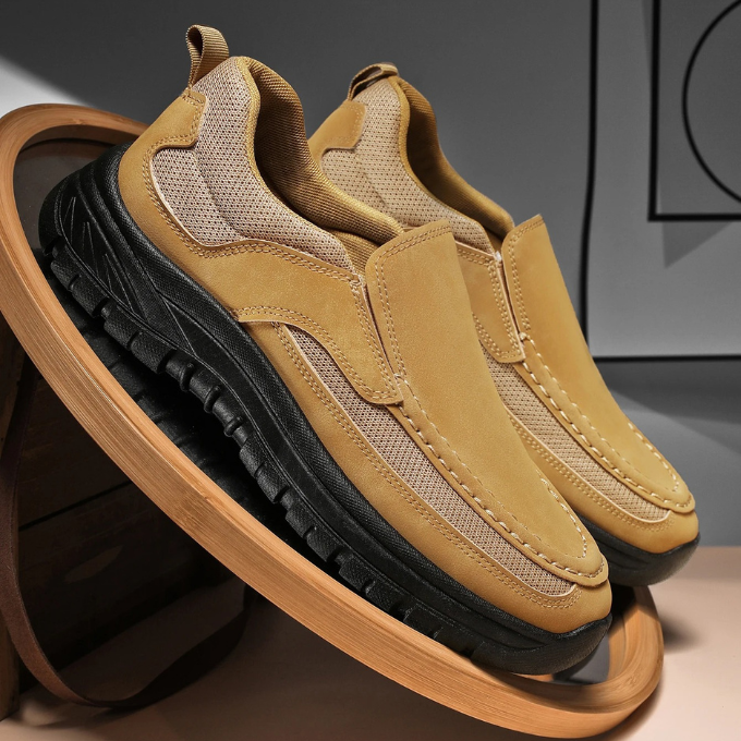 Men's Slip-On Comfort Shoes with Breathable Mesh Upper