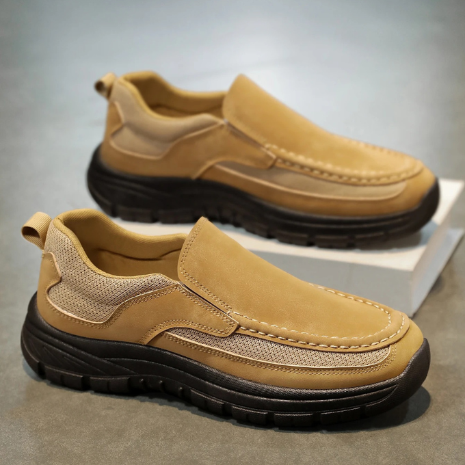 Men's Slip-On Comfort Shoes with Breathable Mesh Upper
