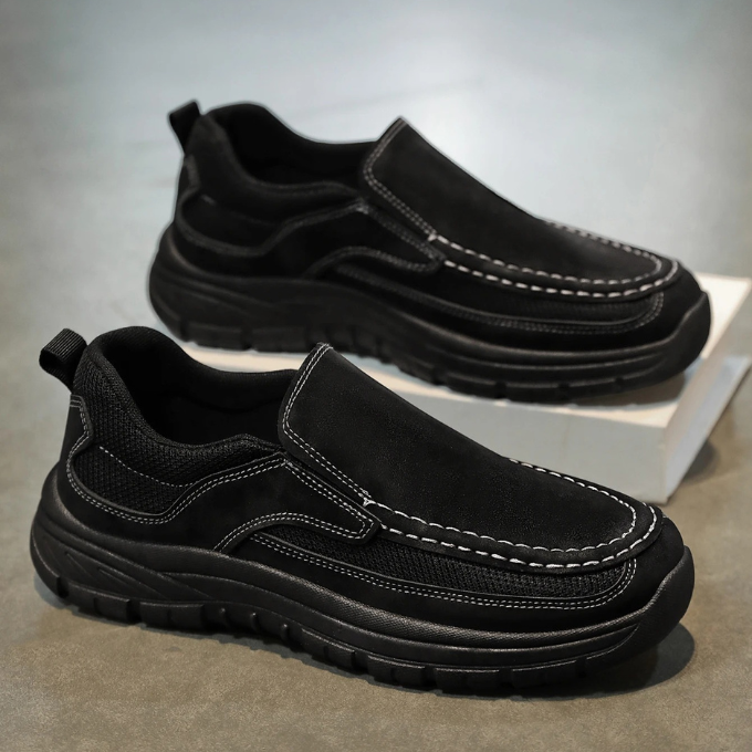 Men's Slip-On Comfort Shoes with Breathable Mesh Upper