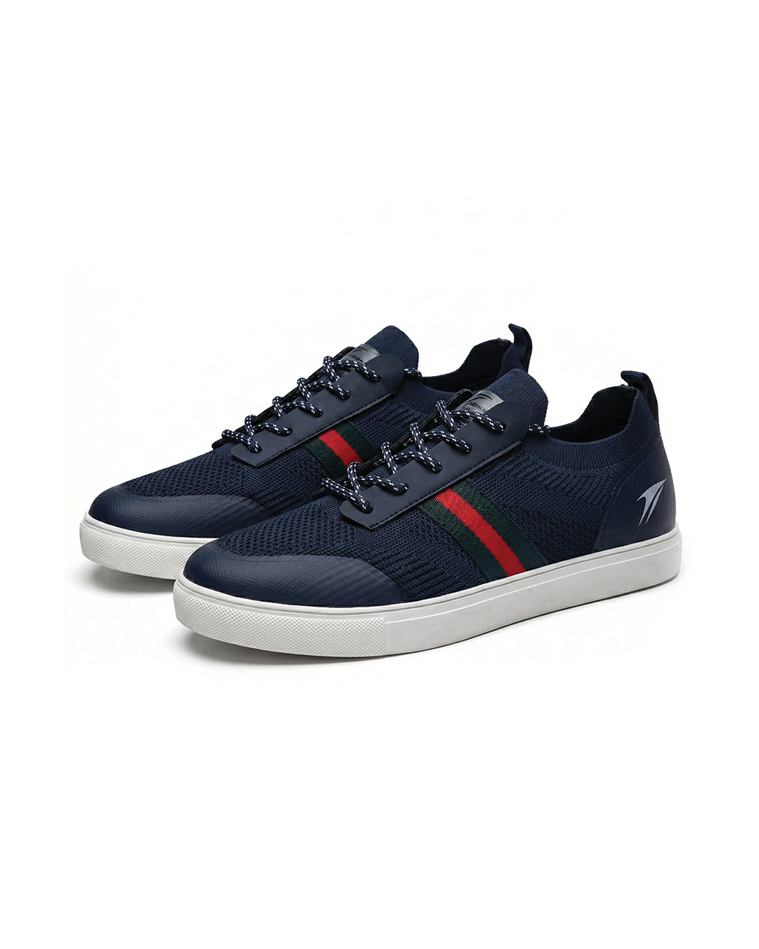 Lightweight Men's Athletic Knit Sneakers with Slip-On Design
