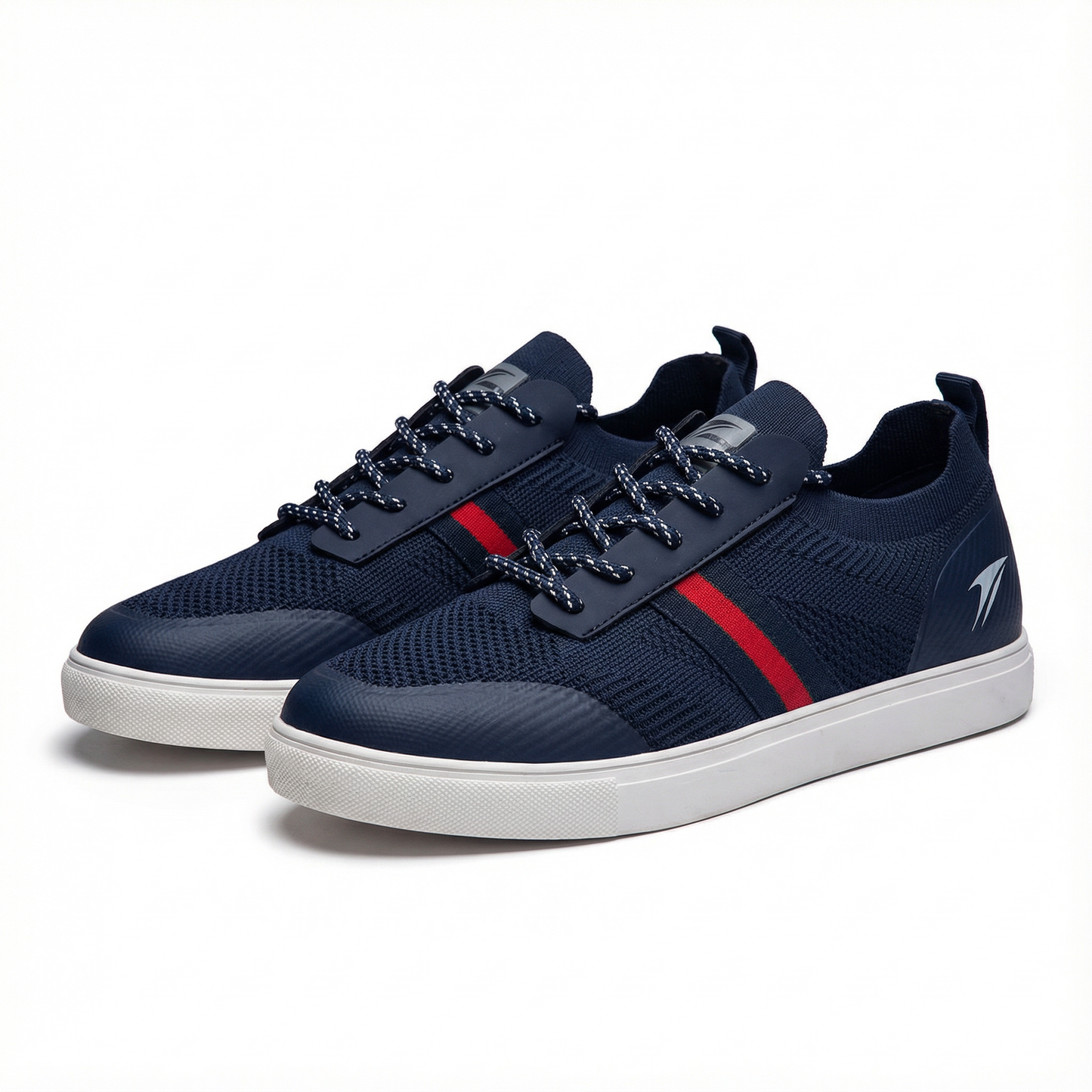 Lightweight Men's Athletic Knit Sneakers with Slip-On Design