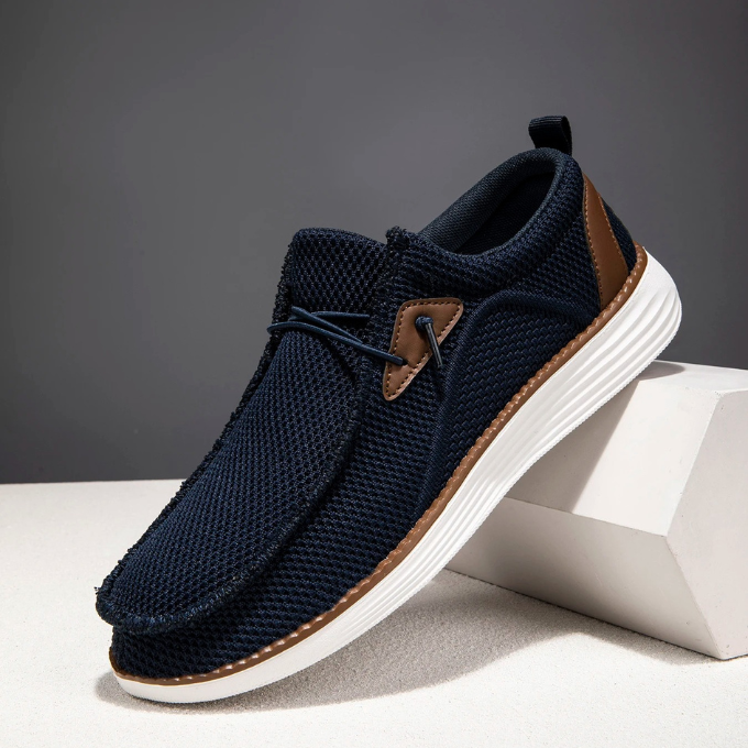 Lightweight Woven Slip-On Loafers for Men