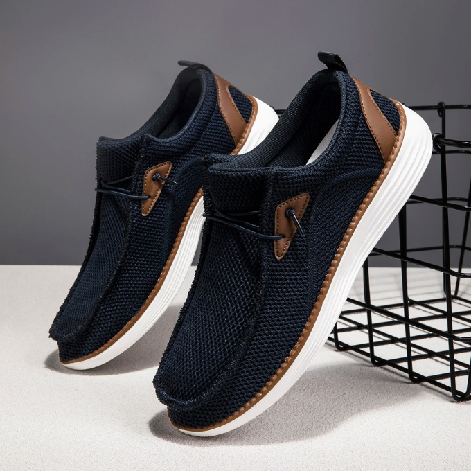 Lightweight Woven Slip-On Loafers for Men