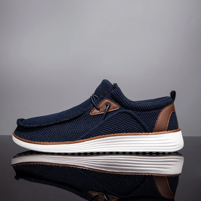 Lightweight Woven Slip-On Loafers for Men