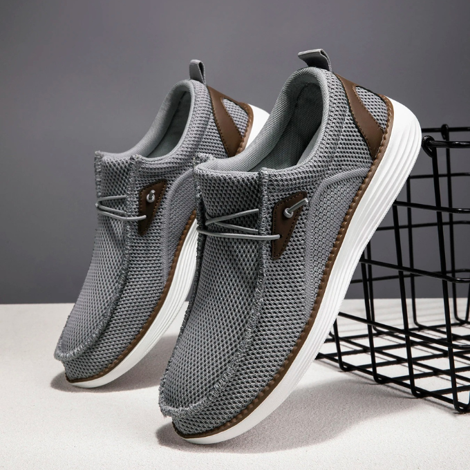 Lightweight Woven Slip-On Loafers for Men