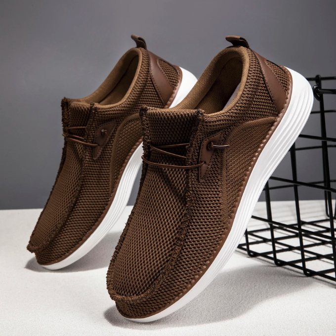 Lightweight Woven Slip-On Loafers for Men