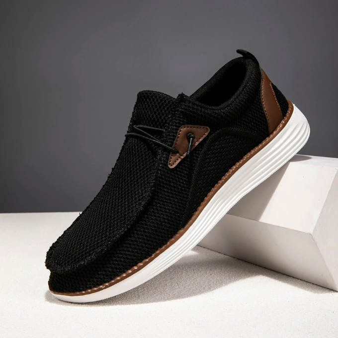 Lightweight Woven Slip-On Loafers for Men