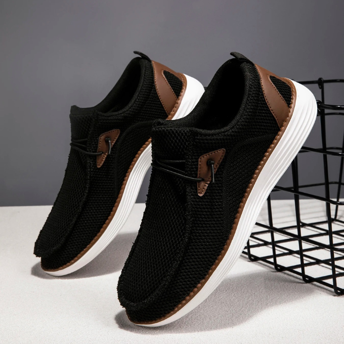 Lightweight Woven Slip-On Loafers for Men