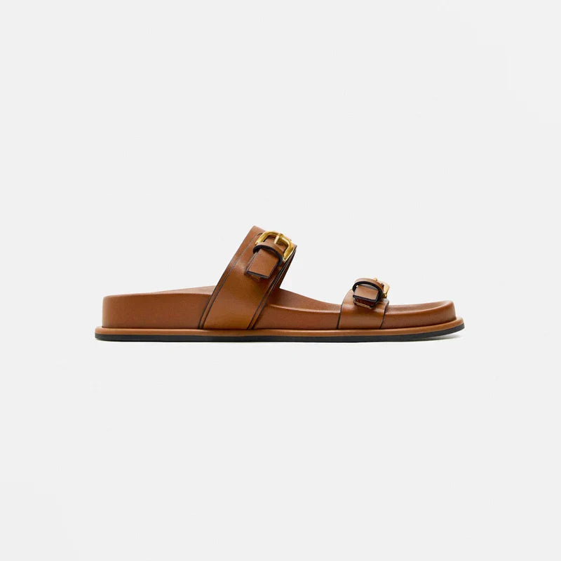 Men's Adjustable Luxury Slide Sandals with Lightweight Sole