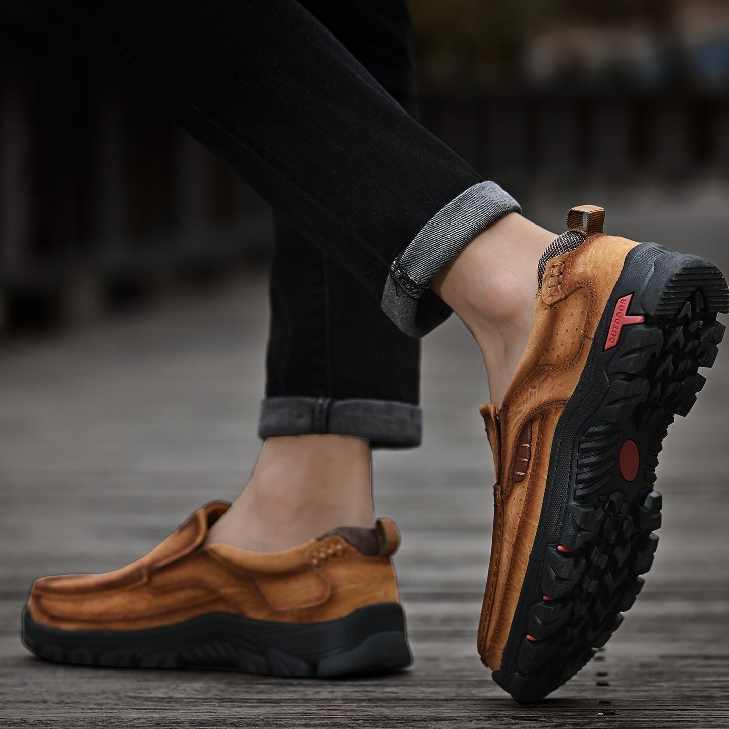 Men's Orthopedic Transition Boots with Slip-Resistant Sole