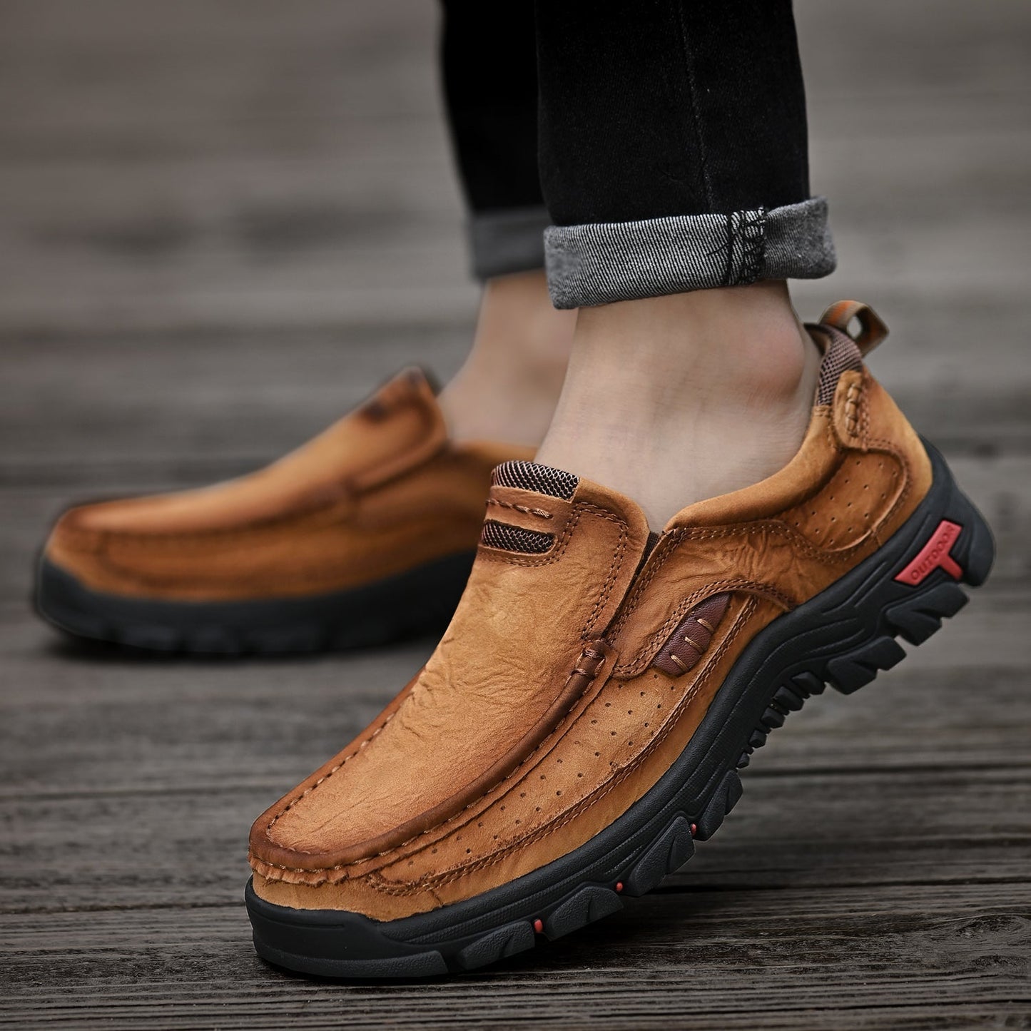 Men's Orthopedic Transition Boots with Slip-Resistant Sole