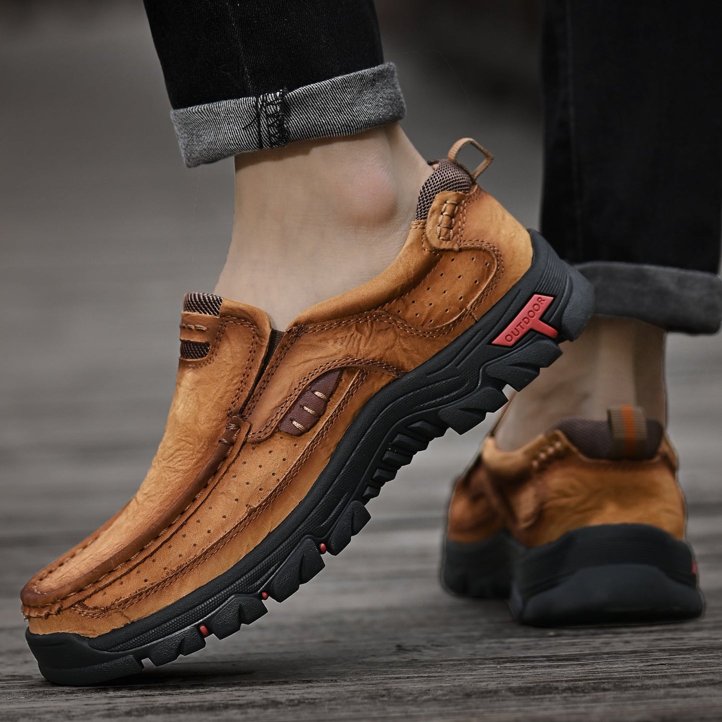 Men's Orthopedic Transition Boots with Slip-Resistant Sole