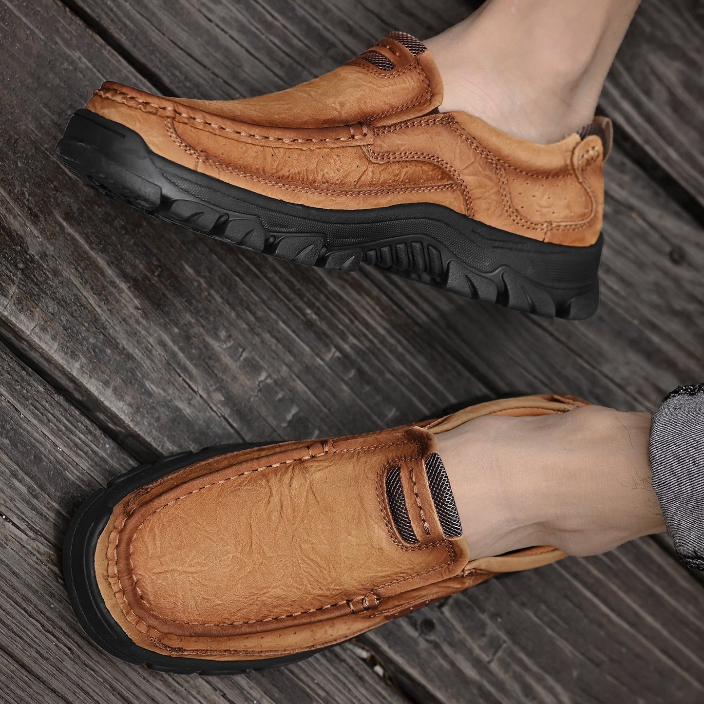 Men's Orthopedic Transition Boots with Slip-Resistant Sole