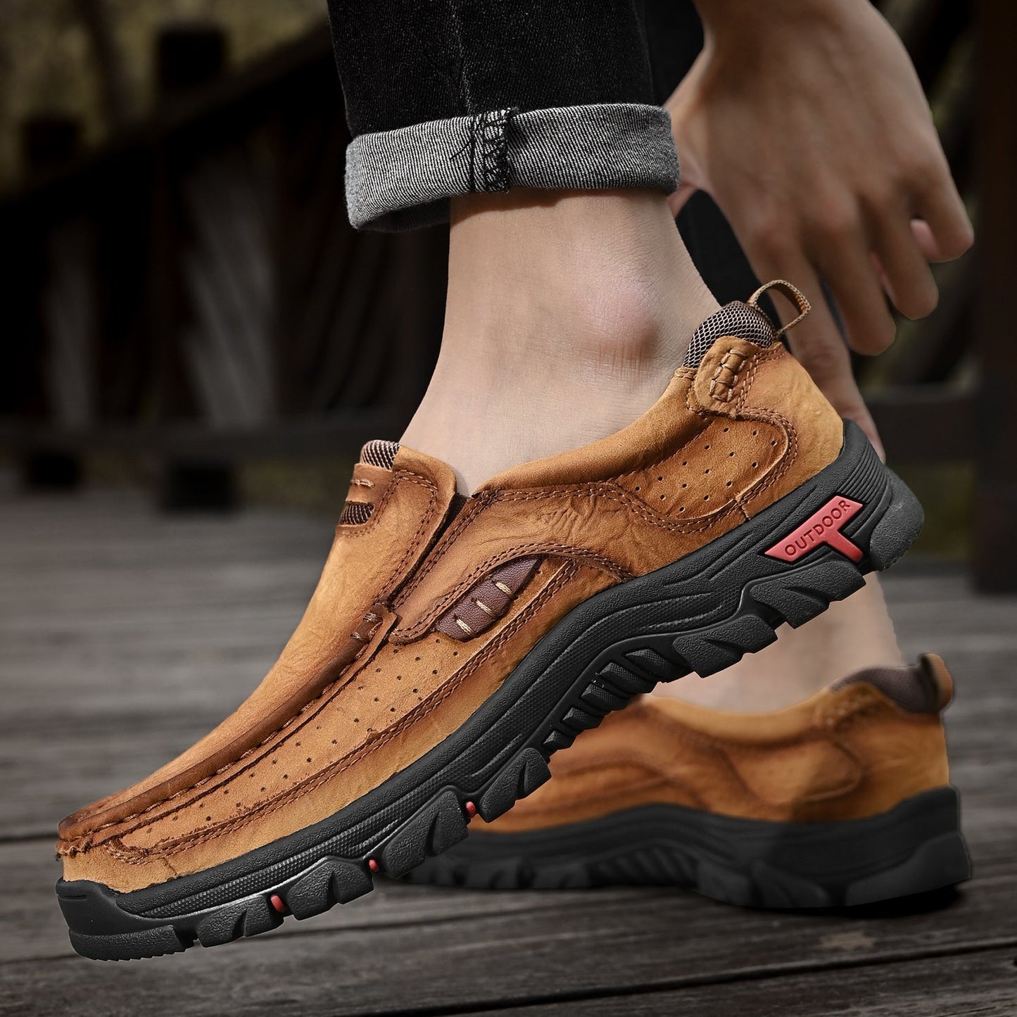 Men's Orthopedic Transition Boots with Slip-Resistant Sole