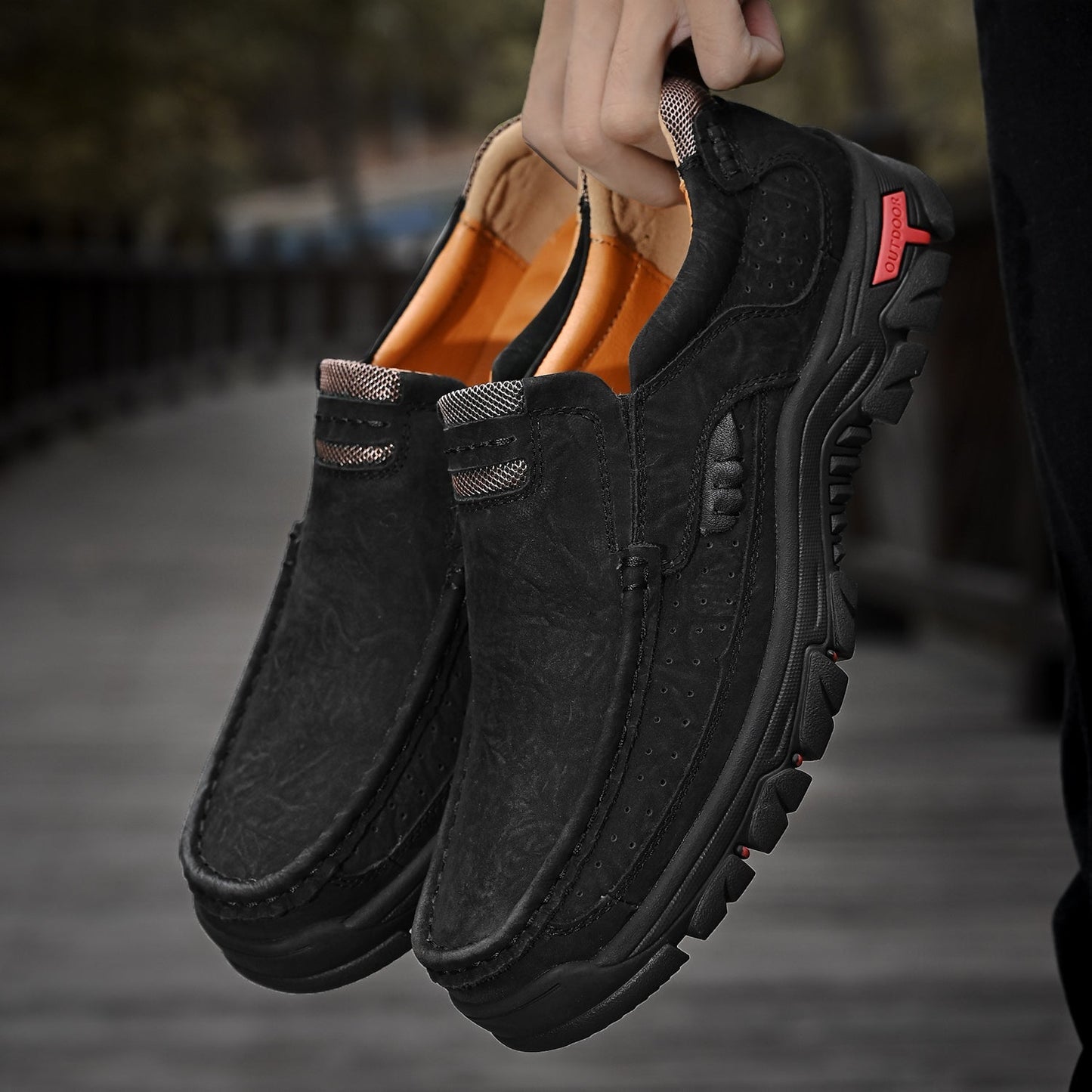 Men's Orthopedic Transition Boots with Slip-Resistant Sole