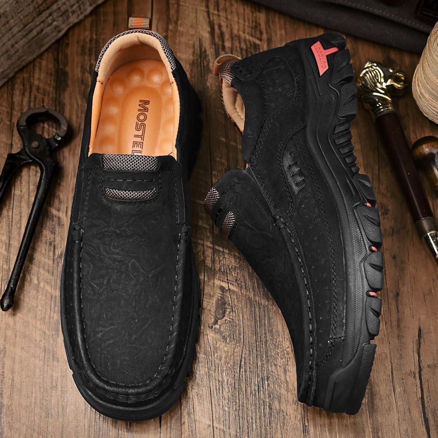 Men's Orthopedic Transition Boots with Slip-Resistant Sole