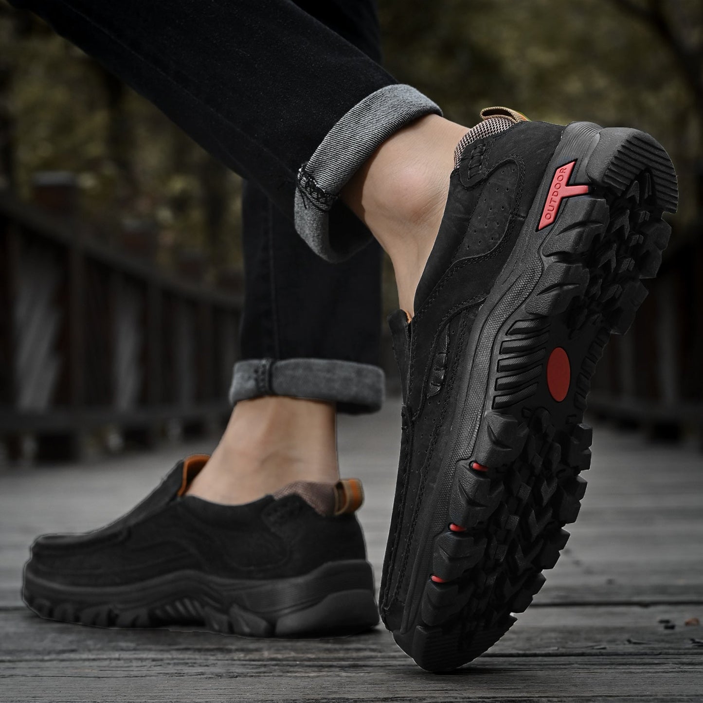 Men's Orthopedic Transition Boots with Slip-Resistant Sole