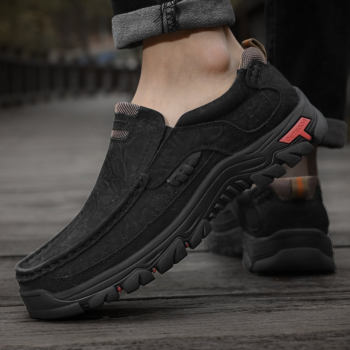 Men's Orthopedic Transition Boots with Slip-Resistant Sole