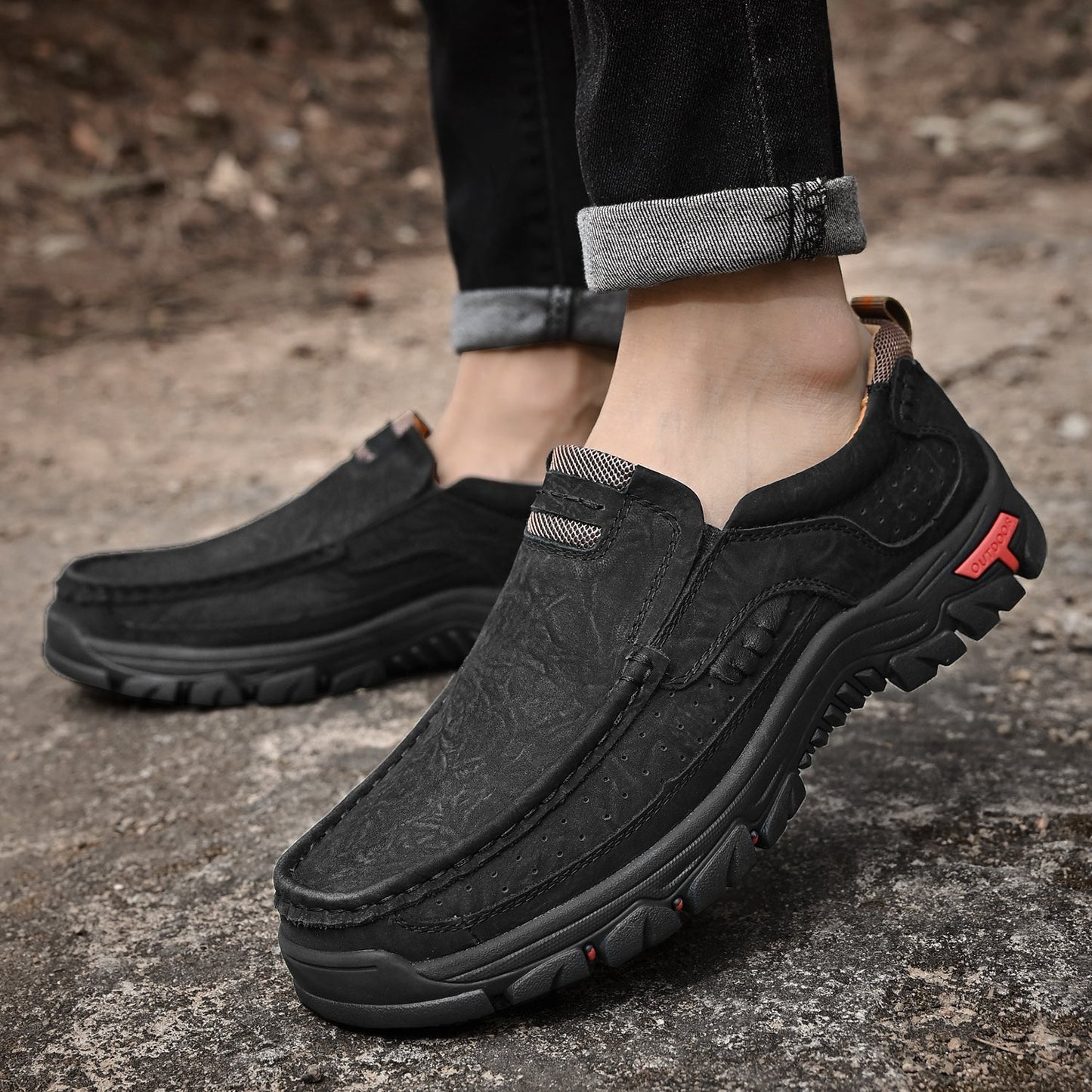 Men's Orthopedic Transition Boots with Slip-Resistant Sole