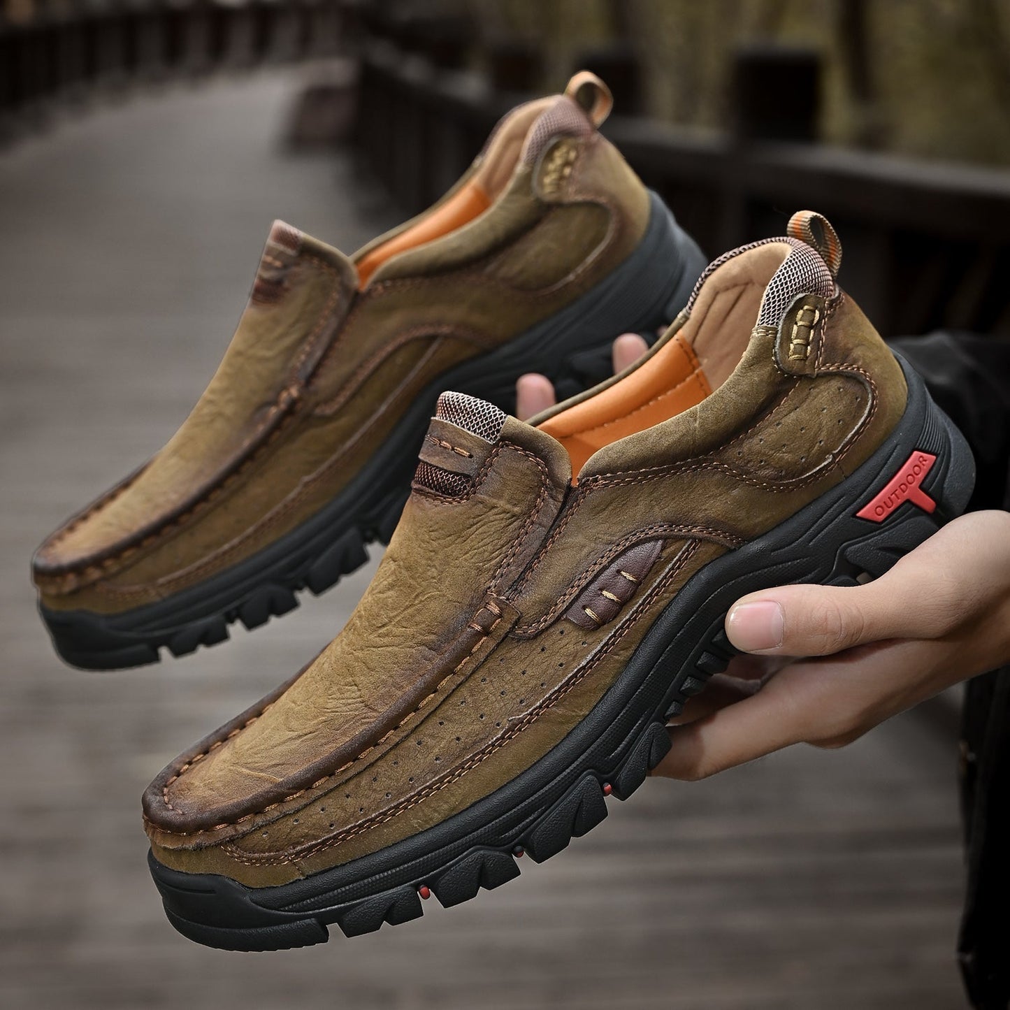 Men's Orthopedic Transition Boots with Slip-Resistant Sole