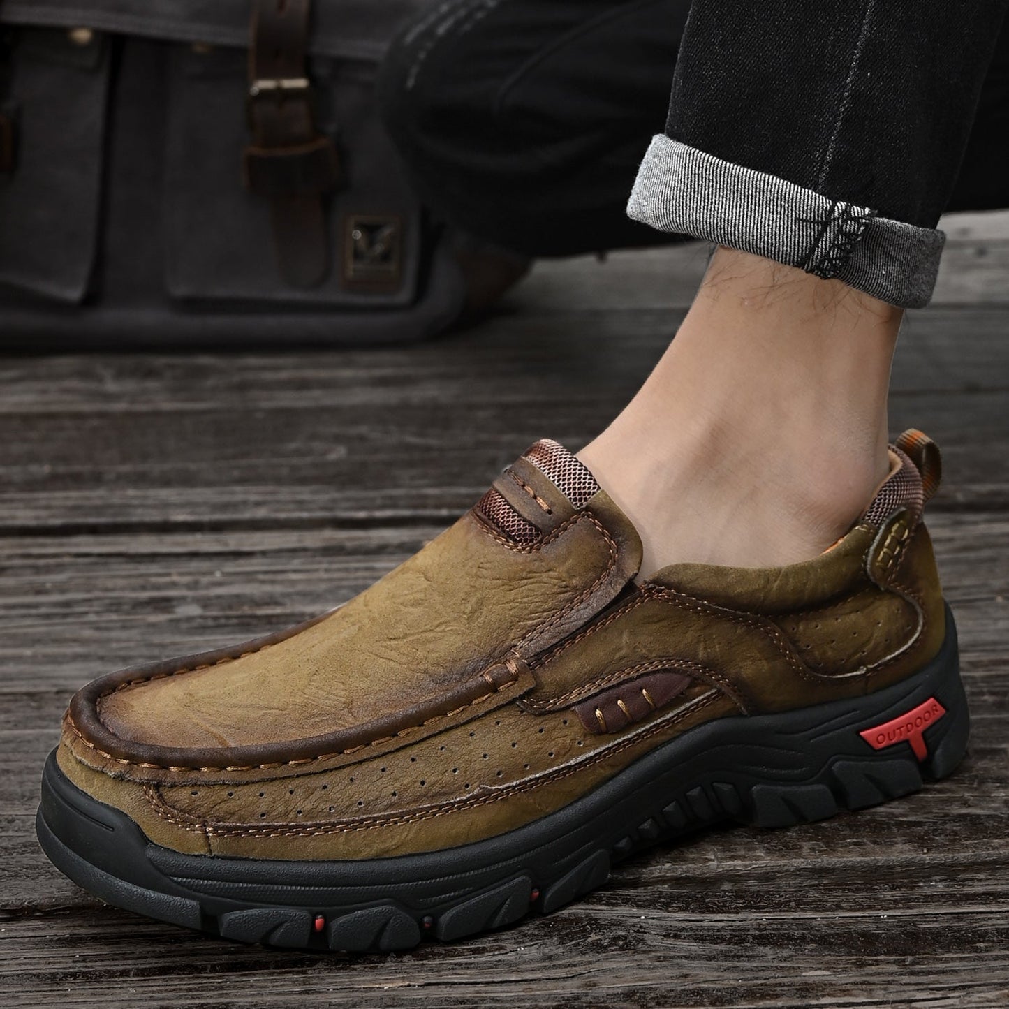 Men's Orthopedic Transition Boots with Slip-Resistant Sole