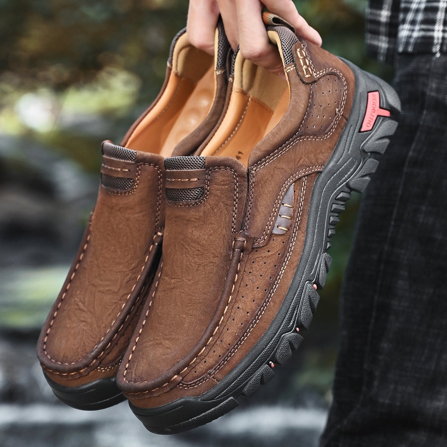 Men's Orthopedic Transition Boots with Slip-Resistant Sole