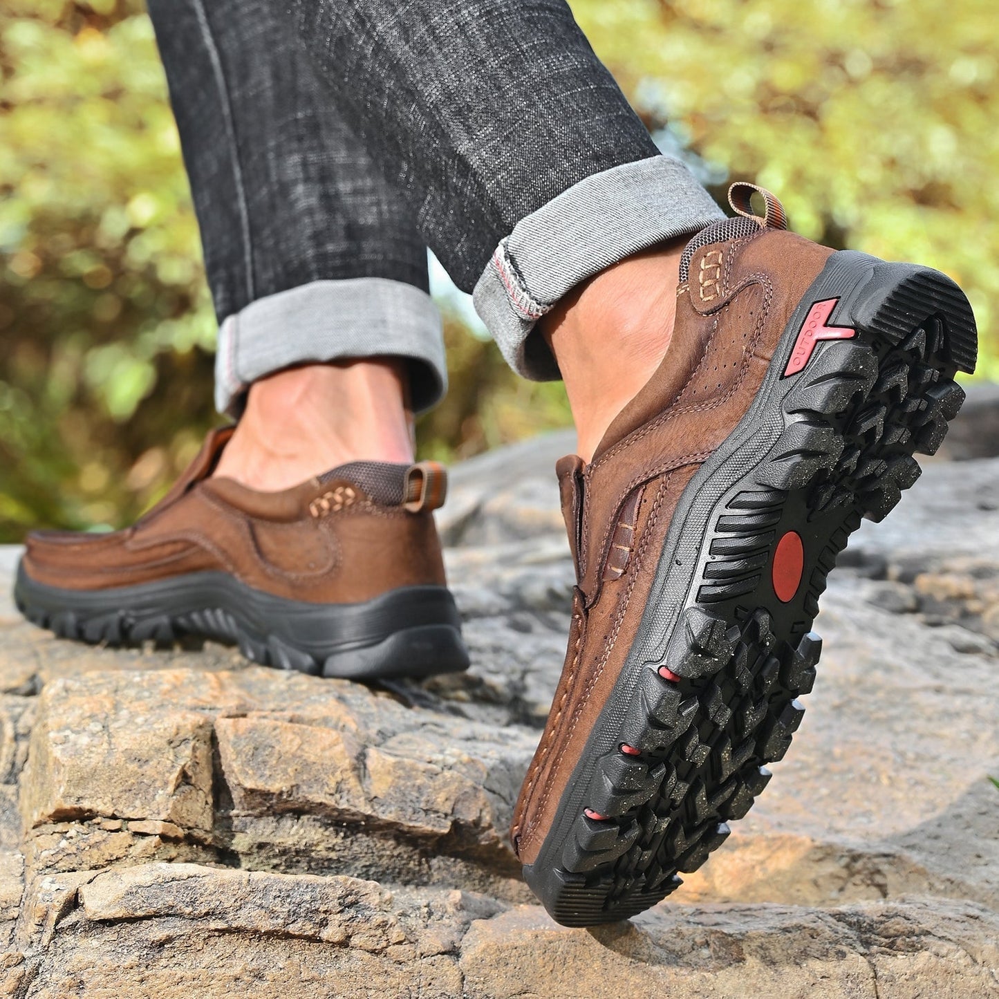 Men's Orthopedic Transition Boots with Slip-Resistant Sole