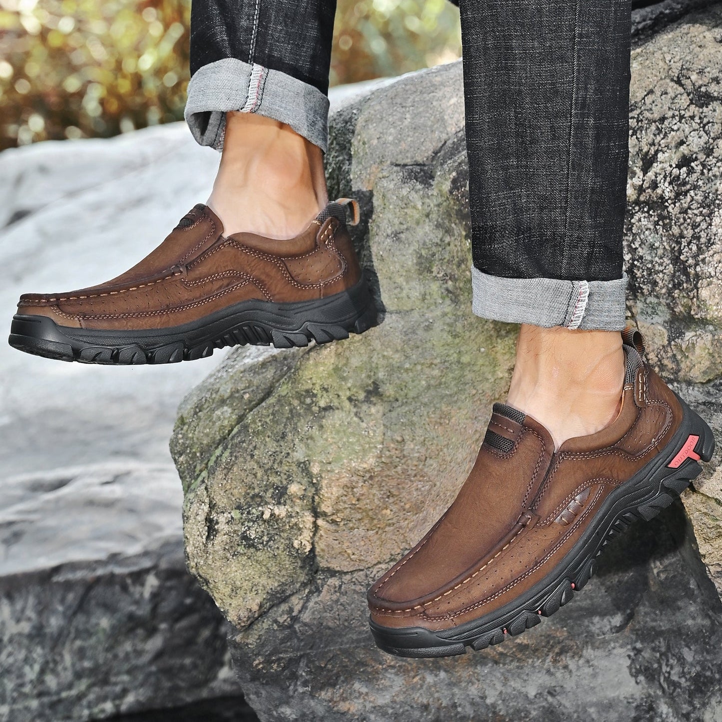 Men's Orthopedic Transition Boots with Slip-Resistant Sole