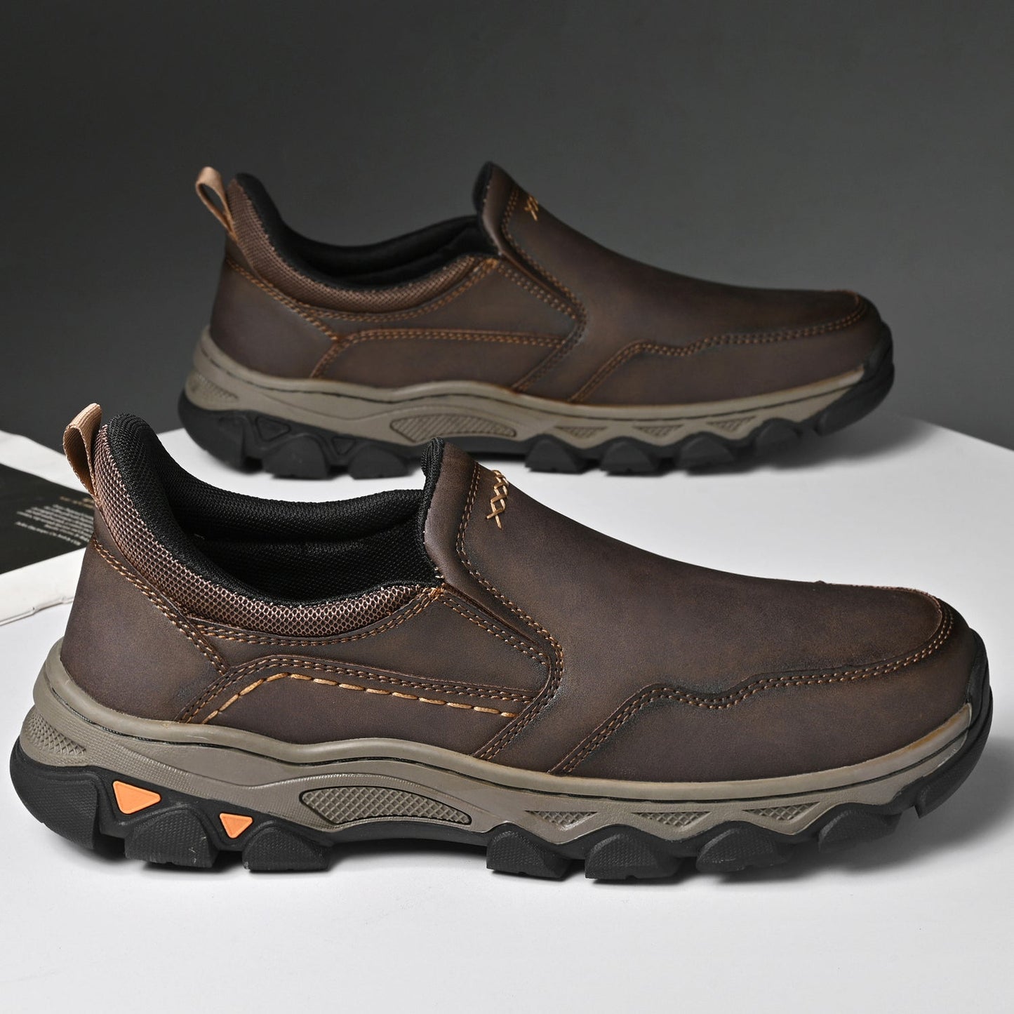 Men's Slip-On Orthopedic Casual Boots for Comfort and Support