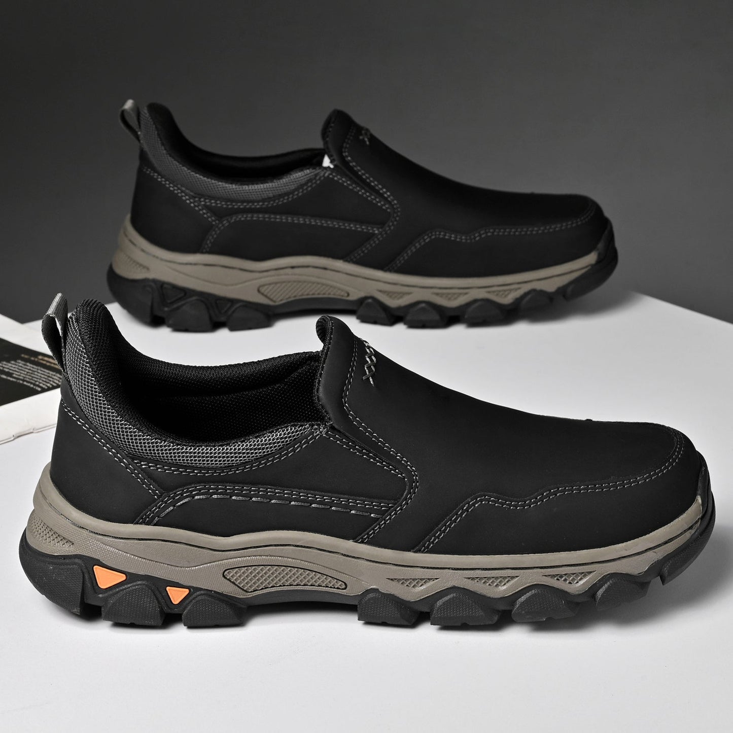 Men's Slip-On Orthopedic Casual Boots for Comfort and Support
