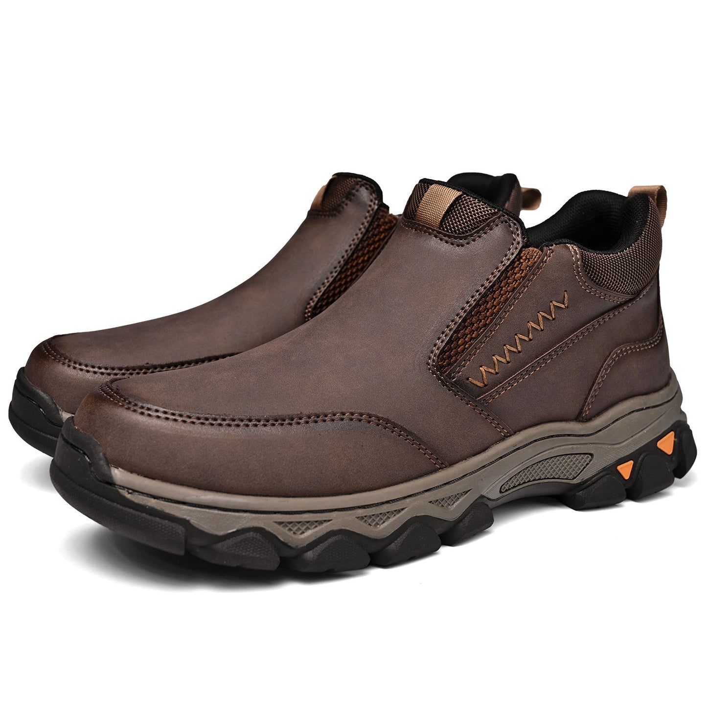 Men's Slip-On Orthopedic Casual Boots for Comfort and Support