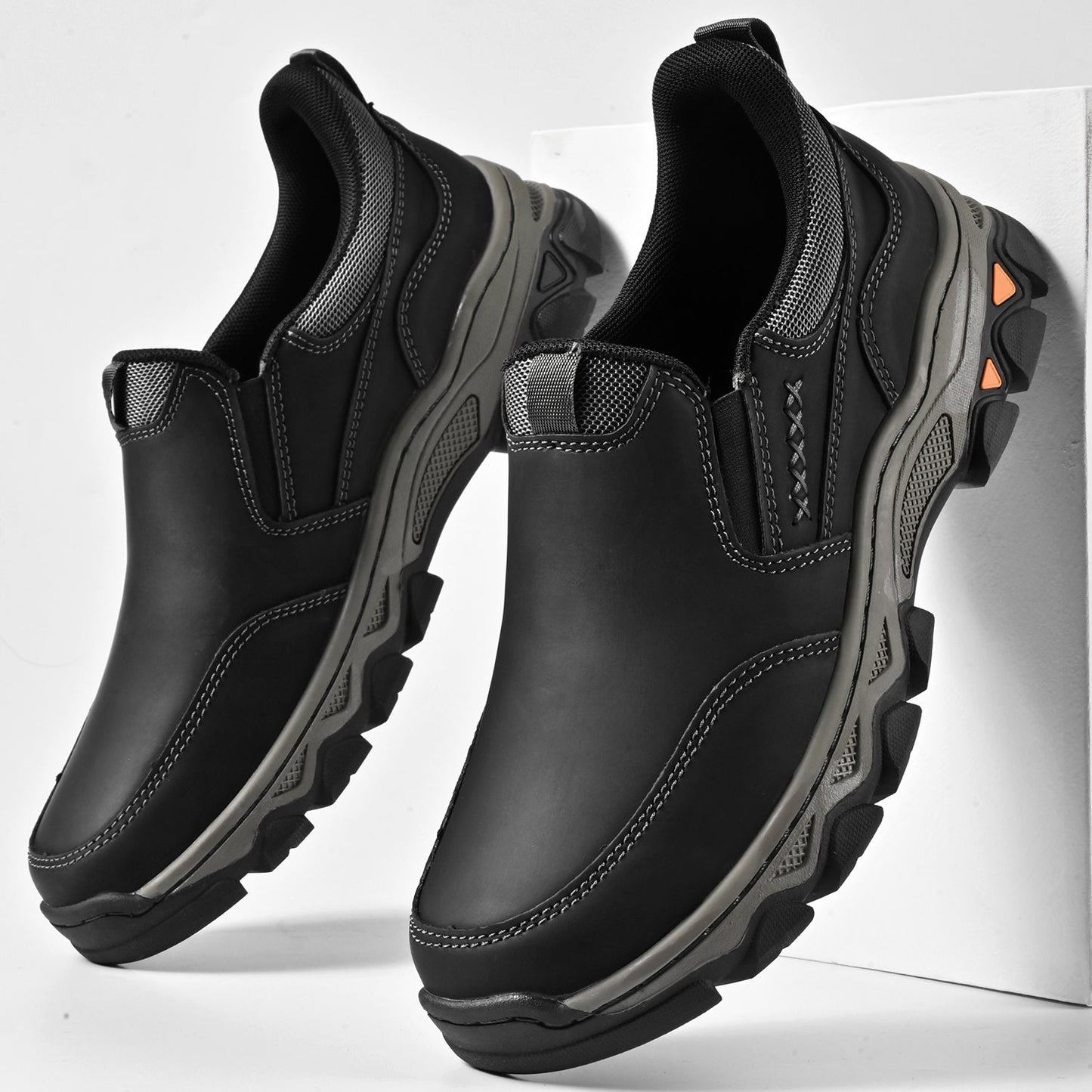 Men's Orthopedic Slip-On Walking Shoes for Comfort and Posture Correction