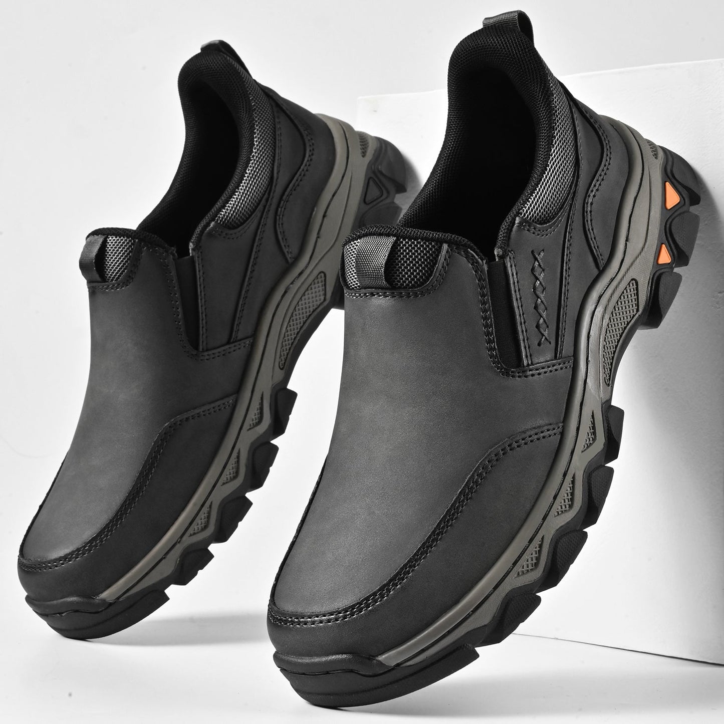 Men's Orthopedic Slip-On Walking Shoes for Comfort and Posture Correction