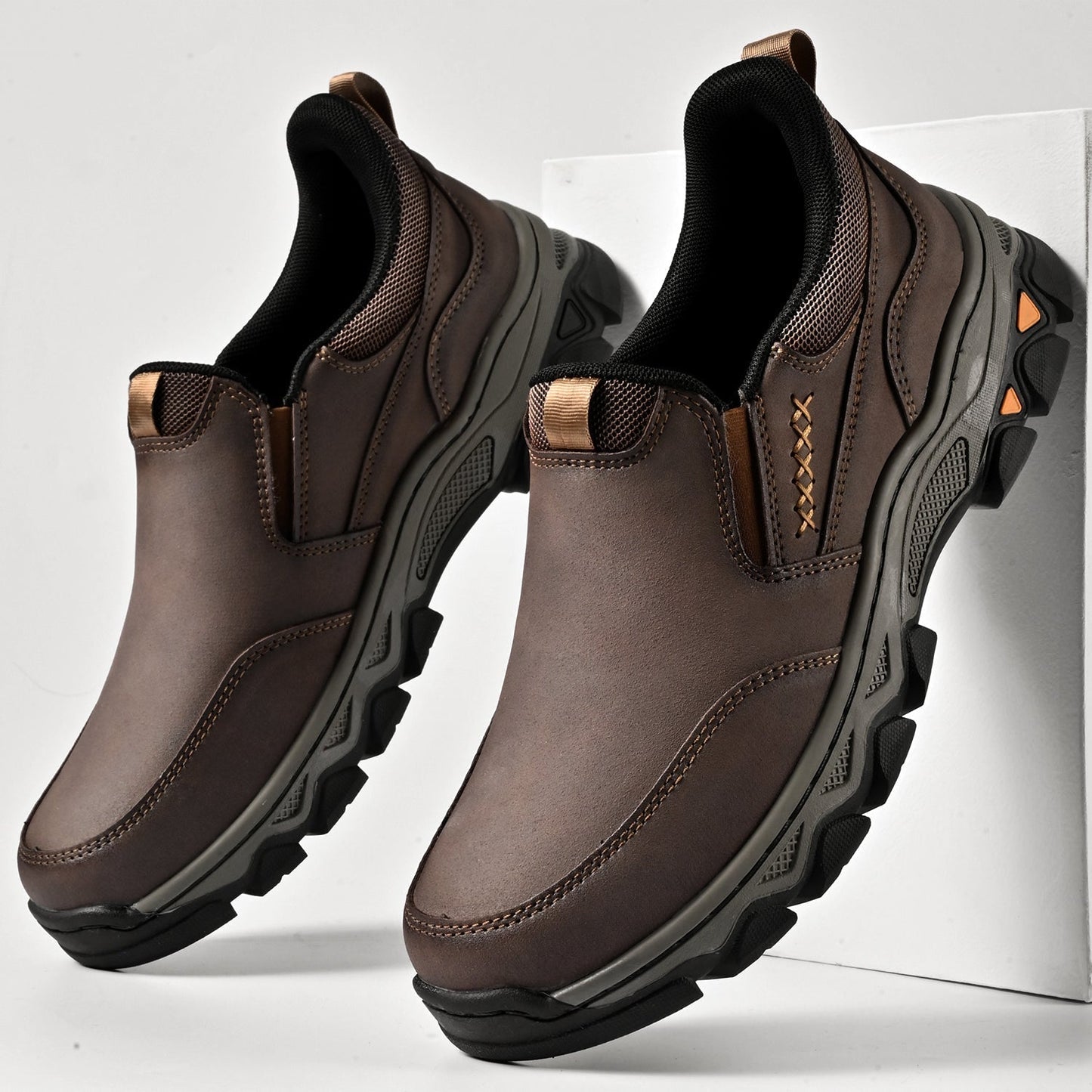 Men's Orthopedic Slip-On Walking Shoes for Comfort and Posture Correction