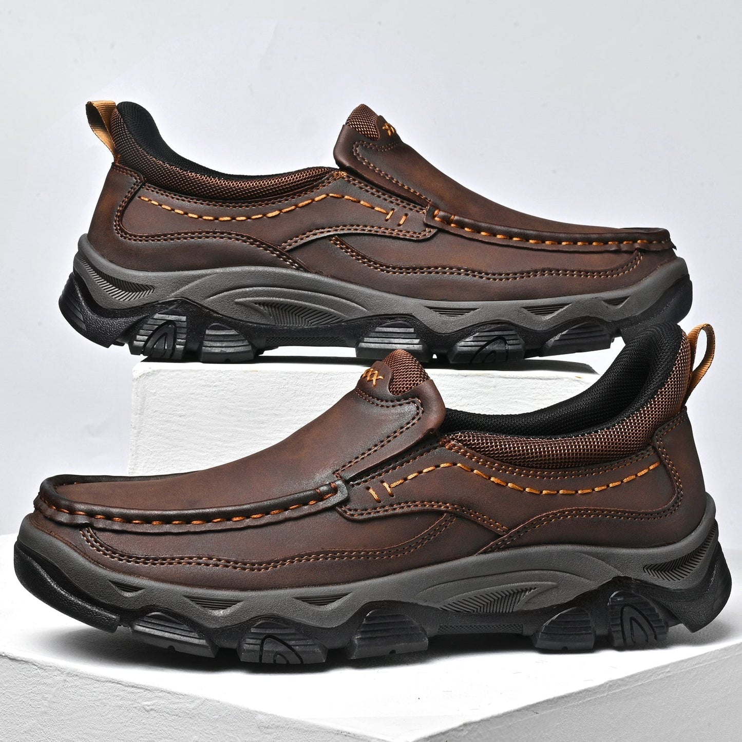 Men's Orthopedic Slip-On Walking Shoes for Comfort and Stability