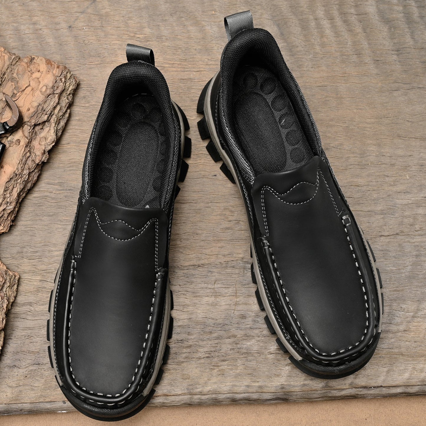 Men's Orthopedic Slip-On Walking Shoes for Comfort and Stability