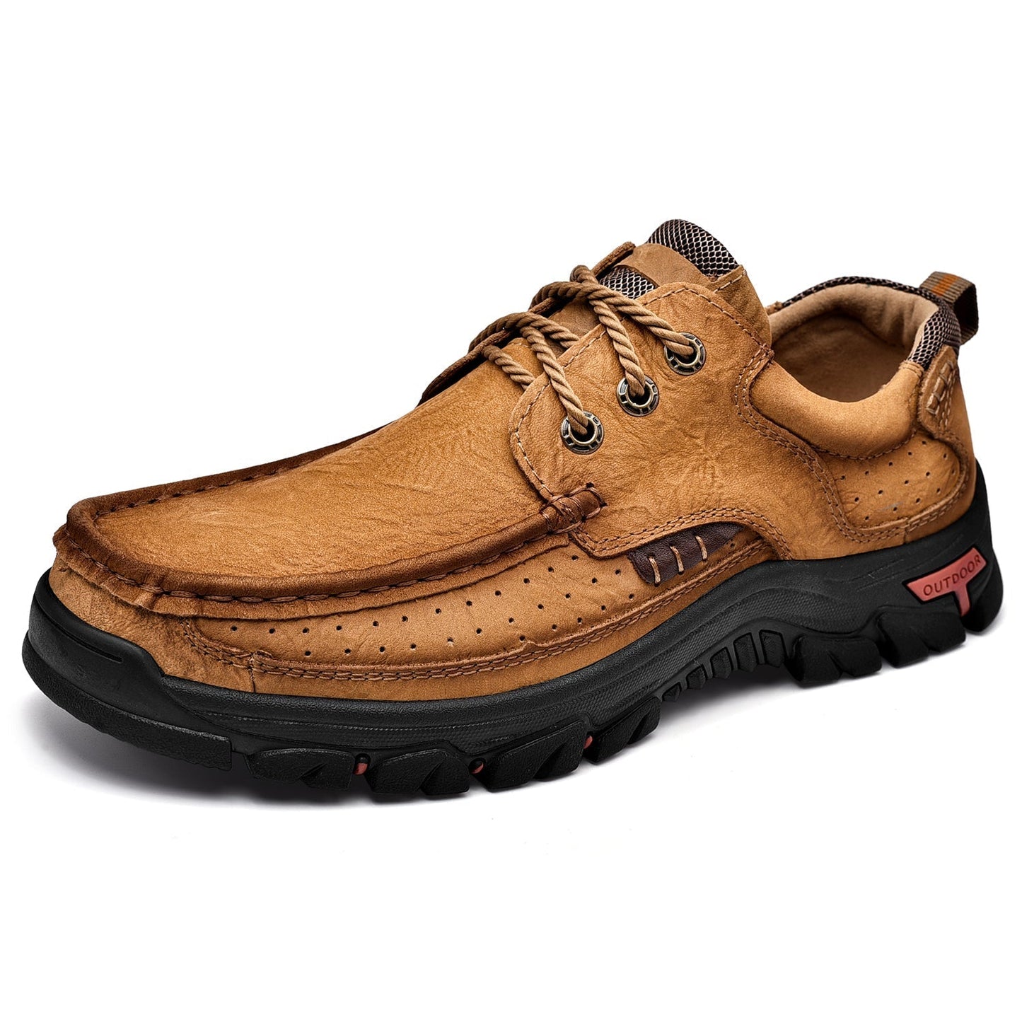 Men's Orthopedic Comfort Lace-Up Boots with Enhanced Traction and Pain Relief