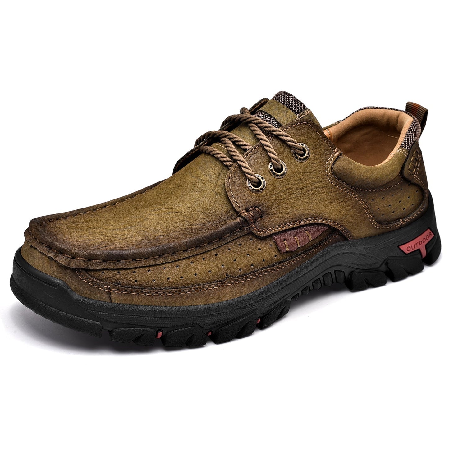Men's Orthopedic Comfort Lace-Up Boots with Enhanced Traction and Pain Relief