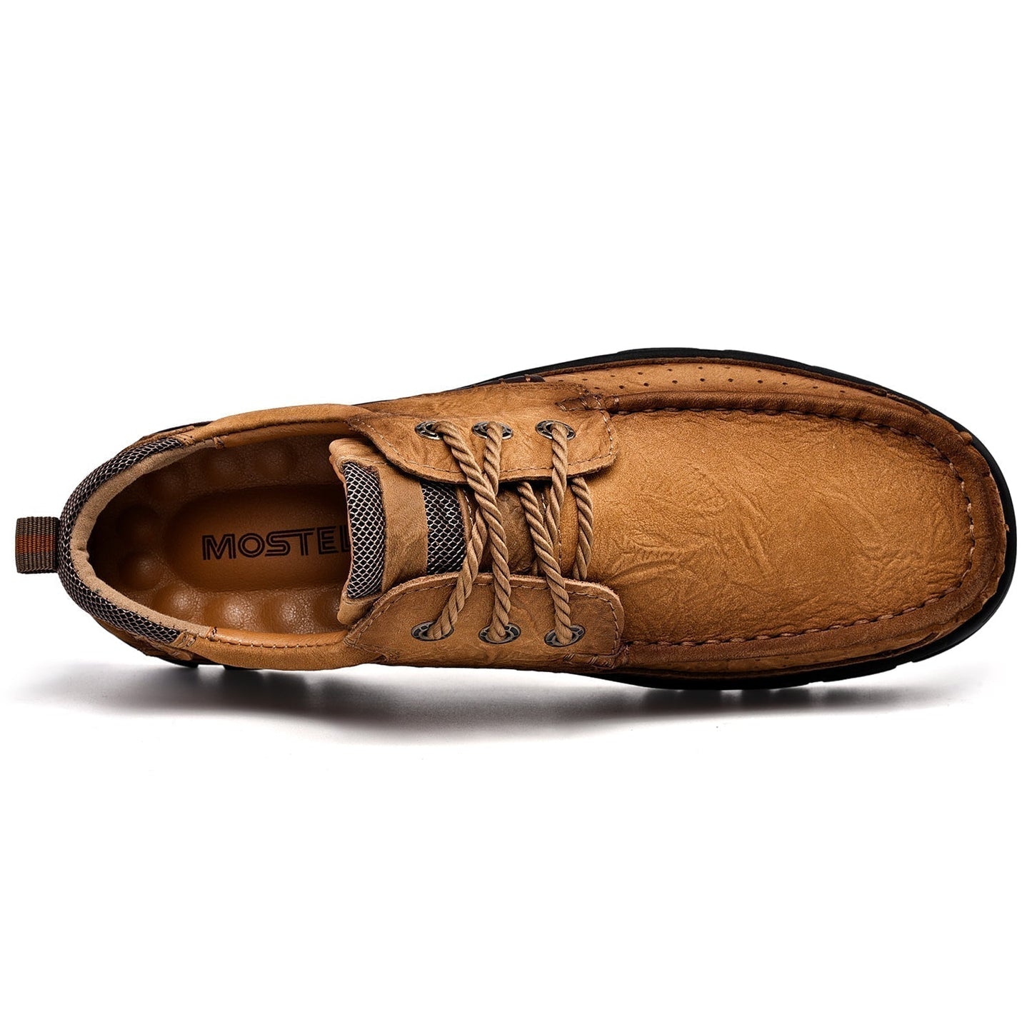 Men's Orthopedic Comfort Lace-Up Boots with Enhanced Traction and Pain Relief