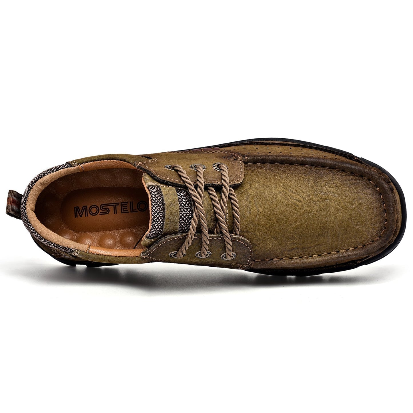 Men's Orthopedic Comfort Lace-Up Boots with Enhanced Traction and Pain Relief