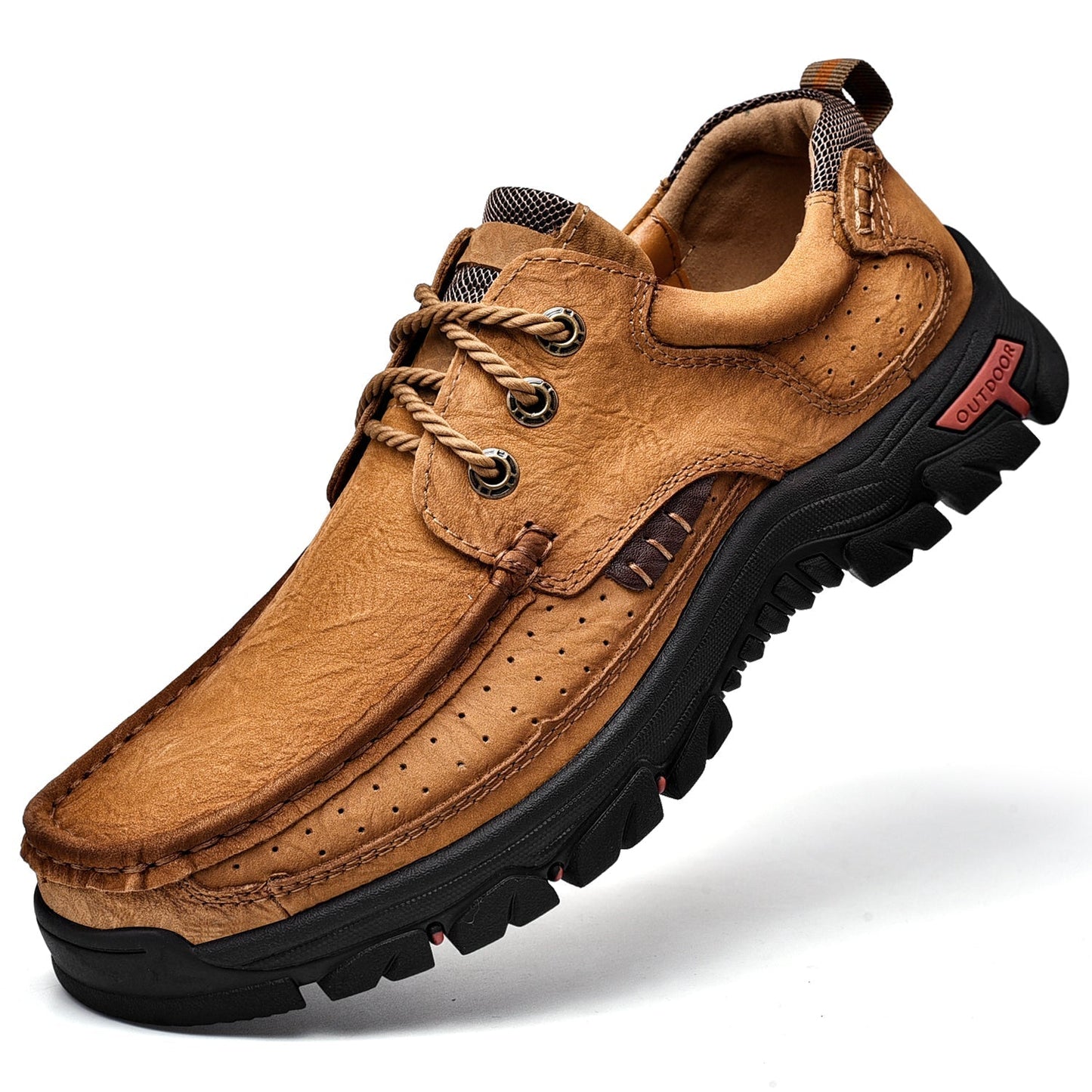 Men's Orthopedic Comfort Lace-Up Boots with Enhanced Traction and Pain Relief