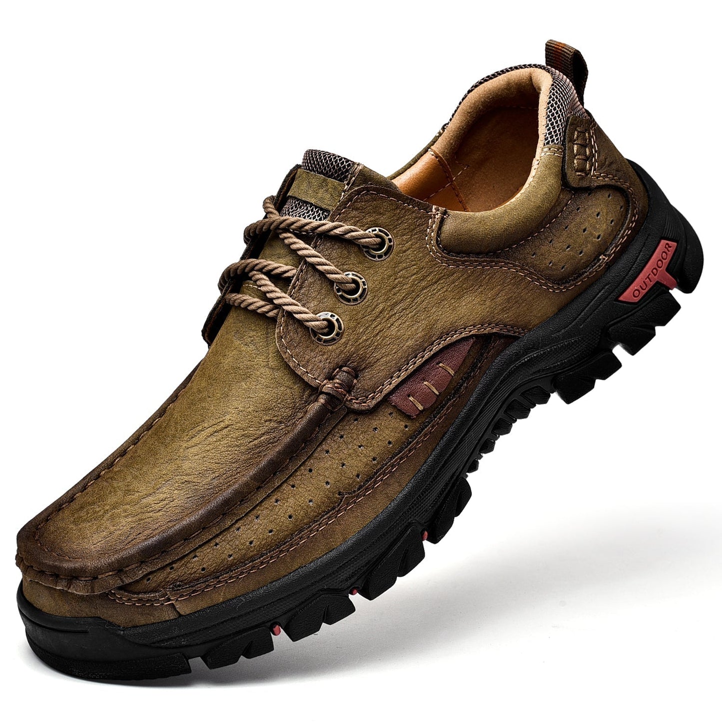 Men's Orthopedic Comfort Lace-Up Boots with Enhanced Traction and Pain Relief