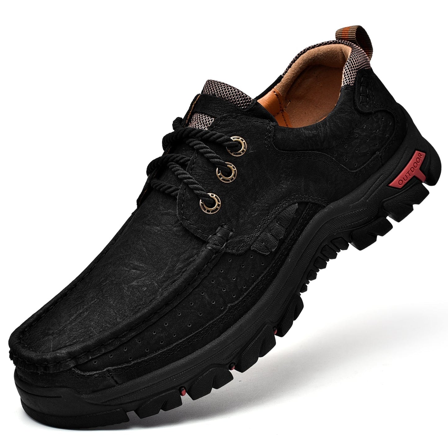 Men's Orthopedic Comfort Lace-Up Boots with Enhanced Traction and Pain Relief