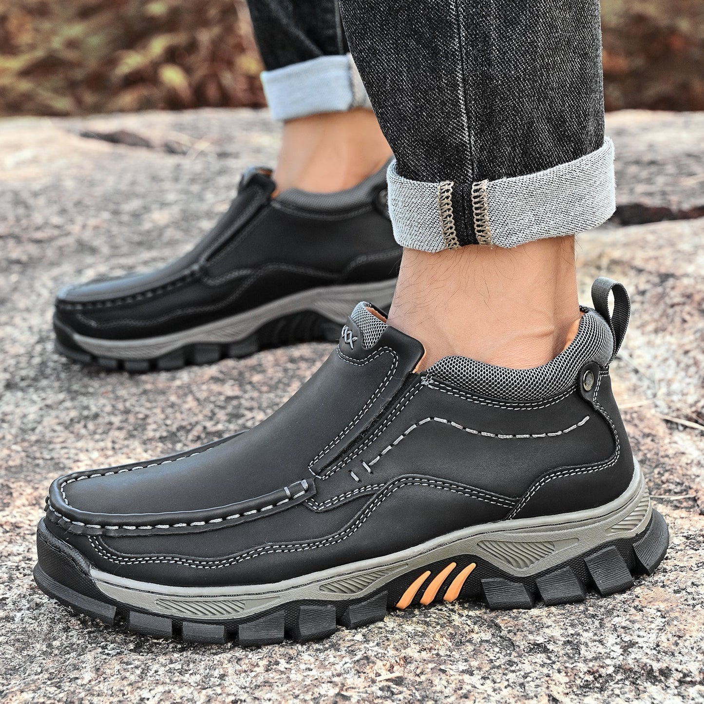 Men's Orthopedic Slip-On Transition Boots with Comfort Sole