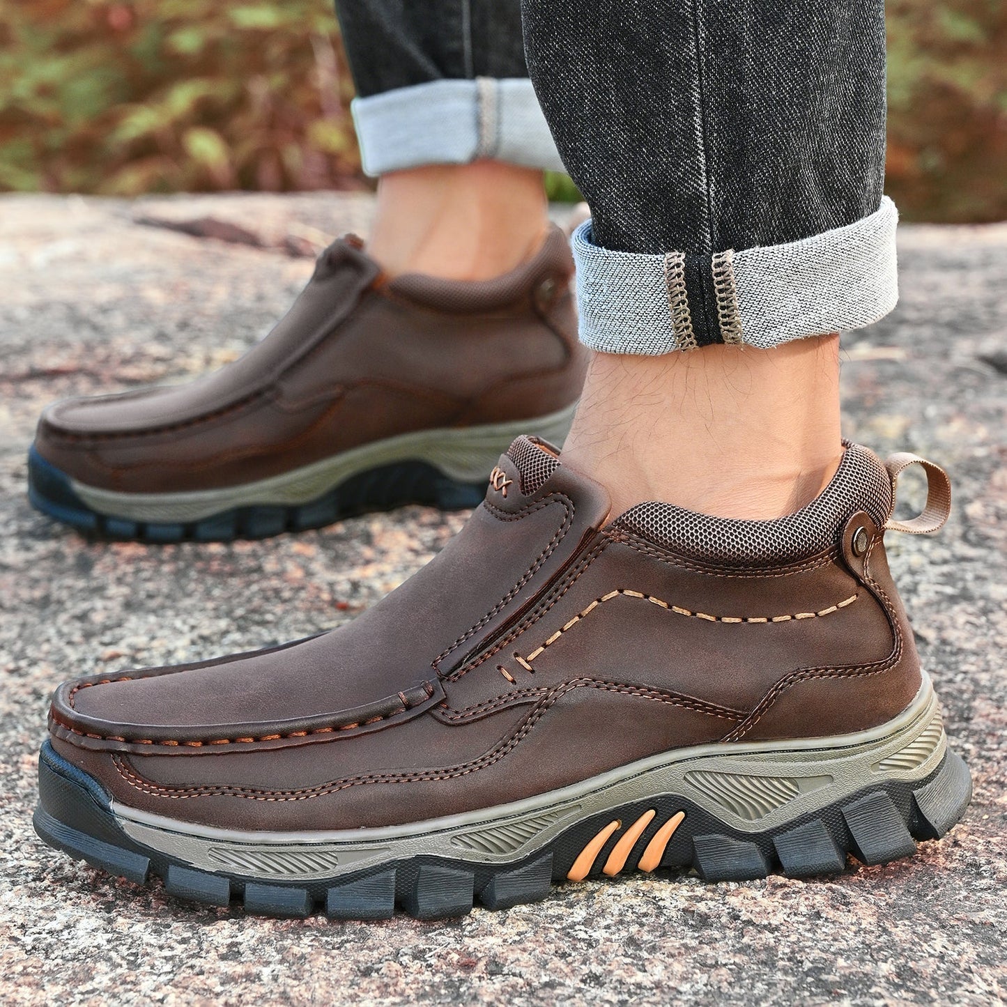 Men's Orthopedic Slip-On Transition Boots with Comfort Sole