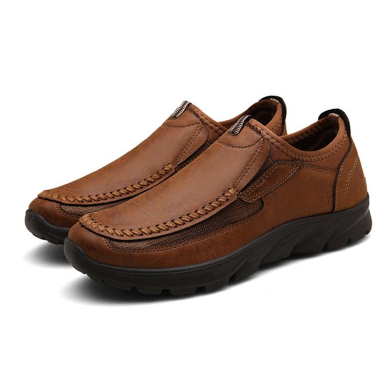 Men's Orthopedic Casual Walking Shoes with Slip-Resistant Sole and Breathable Upper