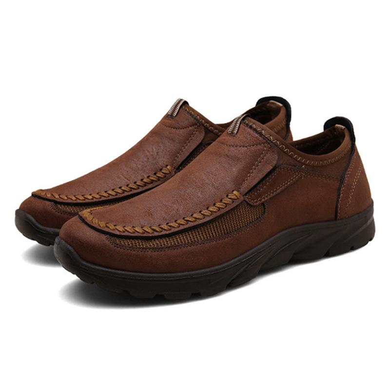 Men's Orthopedic Casual Walking Shoes with Slip-Resistant Sole and Breathable Upper