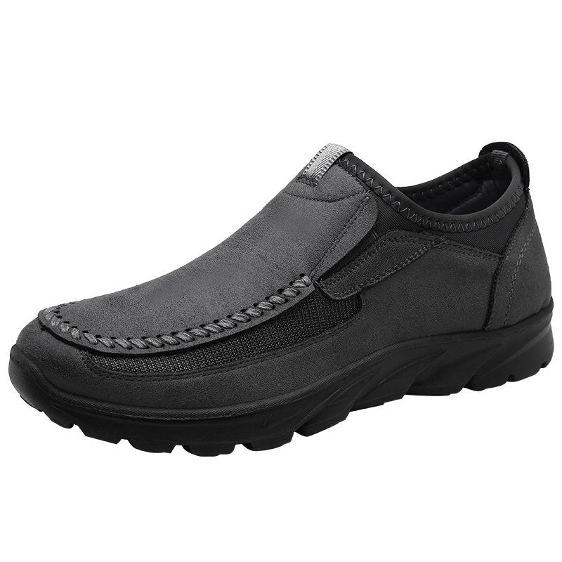 Men's Orthopedic Casual Walking Shoes with Slip-Resistant Sole and Breathable Upper